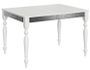 Table extensible 6 à 10 places L 120 à 224 cm bois blanc Romencia