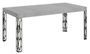 Table extensible avec pieds acier anthracite Kiza