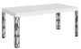 Table extensible avec pieds acier anthracite Kiza