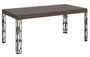 Table extensible avec pieds acier anthracite Kiza