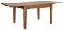 Table extensible bois acacia marron Wendy 120/160/200 cm