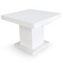 Table extensible bois laqué blanc Klassi 100/250 cm