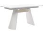 Table extensible design laqué blanc 200/260 cm Eklips