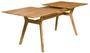 Table extensible en bois de chêne massif Osword 170 à 210 cm