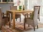 Table extensible en bois de chêne massif Ritza 160 à 210 cm
