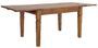Table extensible en bois massif d'acacia marron CHATEAUX 200/245/290 cm