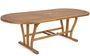Table ovale d'extérieur à rallonge NOEMI – Bois d’acacia huilé