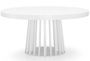 Table ovale extensible bois blanc Ritchi 150/300 cm