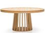 Table ovale extensible bois chêne clair Ritchi 150/300 cm