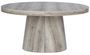Table ovale extensible bois chêne foncé Aleez