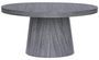 Table ovale extensible bois chêne gris Aleez