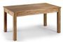 Table rectangulaire avec tiroirs en bois massif naturel MAZARI 150 cm