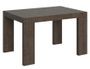 Table rectangulaire extensible 130 à 234 cm bois foncé Ribo