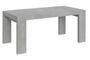 Table rectangulaire extensible 180 à 284 cm gris béton Ribo