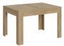 Table rectangulaire extensible 4 à 6 personnes 120 à 180 cm bois clair Tipi