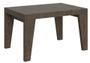 Table rectangulaire extensible 4 à 8 personnes L 130 à 234 cm bois marron Naxo