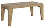 Table rectangulaire extensible 6 à 20 personnes L 180 à 440 cm bois clair Naxo