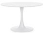 Table ronde 120 cm laquée blanc Pétale