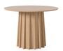 Table ronde en chêne LAURENZA – Ø100 ou Ø120 cm