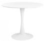 Table ronde moderne blanche Tulipa 70 cm