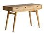 Table 3 tiroirs bois massif de Mindi Nyry 120 cm