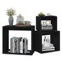 Tables gigognes 3 pcs Noir 2