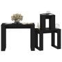 Tables gigognes 3 pcs Noir 3