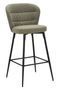 Tabouret de bar losanna vert, lot de 2, 52 x 59 x 108 cm