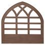 Tête de lit bois marron Ladji 140 cm