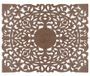Tête de lit bois sculpté marron Florine 180 cm