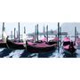 Tête de lit Tissu Gondoles à Venise Rose L 160 x H 70 cm
