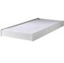 Tiroir de lit bois laqué blanc Robin 90x190 cm