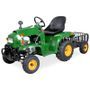 Tracteur enfant 110cc vert avec remorque Xtrm