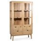 Vaisselier en bois massif LANDY – Design naturel