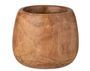 Vase bois massif marron Paulie D 27 cm