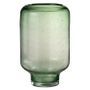 Vase sur pied verre vert clair Uchi H 35 cm
