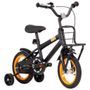 Vélo pour enfant orange et noir 12 pouces Crossy