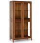 Vitrine VALENCIA – Elégance verticale en bois d’acajou