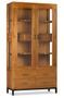 Vitrine ZANDHU – Bois massif de Mindy clair & fer noir