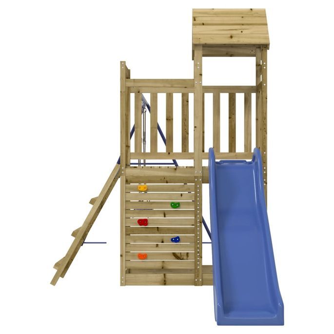 Aire de jeux d'extérieur bois de pin imprégné - Photo n°4