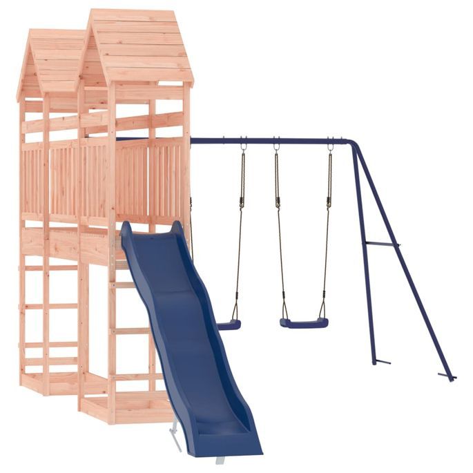 Aire de jeux d'extérieur bois massif de douglas - Photo n°3