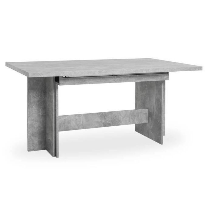 ANCONA Table a manger extensible de 8 a 12 personnes classique effet