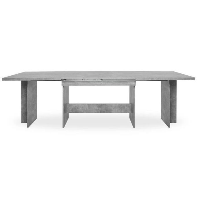 ANCONA Table a manger extensible de 8 a 12 personnes classique effet