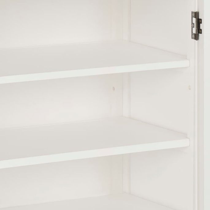Armoire à chaussures 76x37x105 cm Bois de chêne solide - Photo n°4
