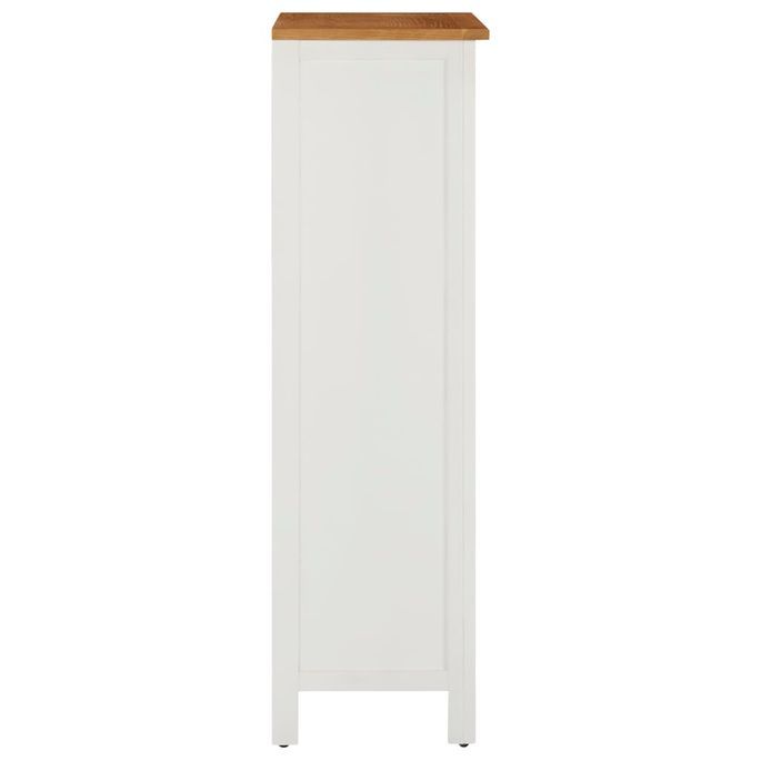 Armoire à vin 56x32x110 cm Bois de chêne massif - Photo n°4