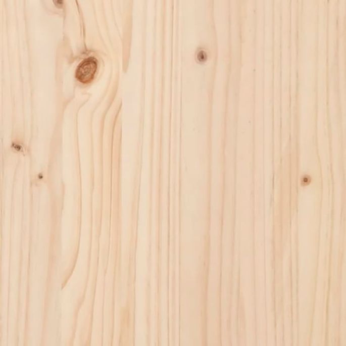 Armoire console 60x34x75 cm Bois de pin solide - Photo n°7
