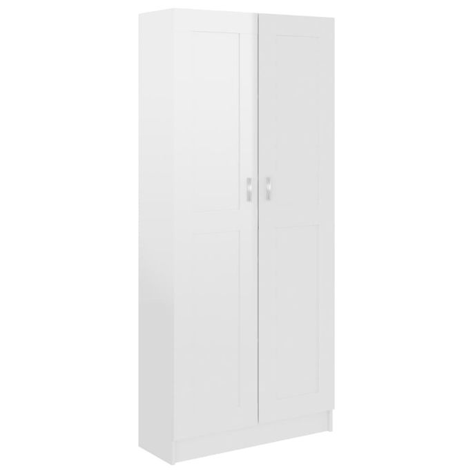 Armoire de rangement Blanc brillant 82,5x30,5x185,5 cm LesTendances.fr