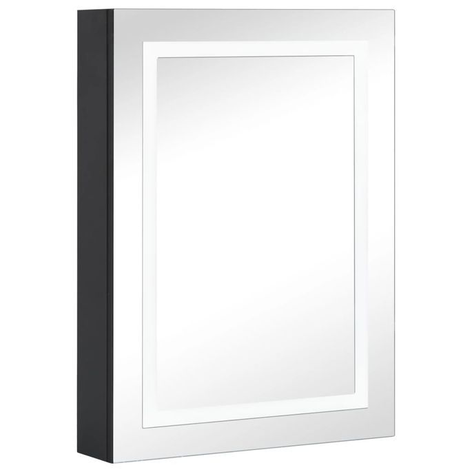 Armoire de salle de bain à miroir à LED 50x13x70 cm 2 - Photo n°1