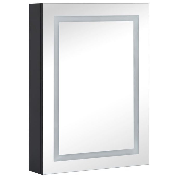 Armoire de salle de bain à miroir à LED 50x13x70 cm 2 - Photo n°4