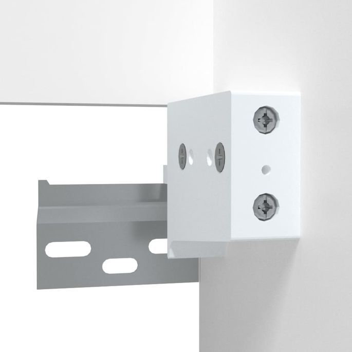 Armoire de salle de bain avec miroir Blanc 41x38,5x48 cm - Photo n°8
